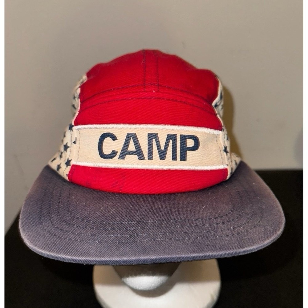 Vintage CAMP Headwear Original‎ Adjustable Star Graphic SnapBack Camp Hat